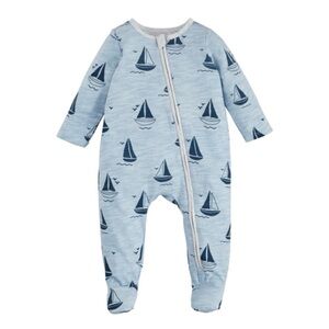 NWT Mud Pie Sailboat Sleeper 6-9M